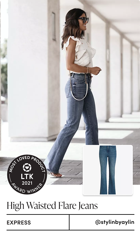 High Waisted Flare Jeans