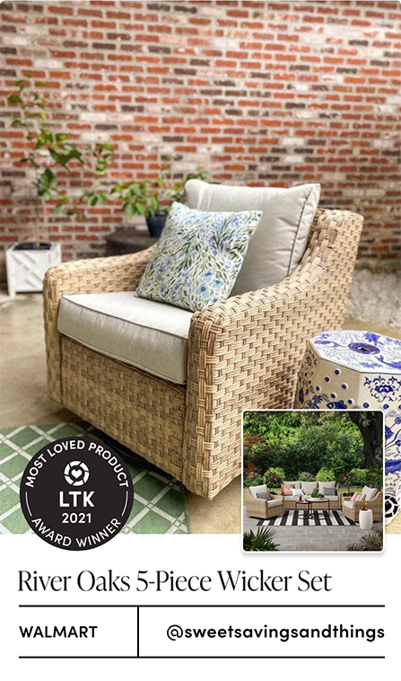 River Oaks 5-Piece Wicker Set