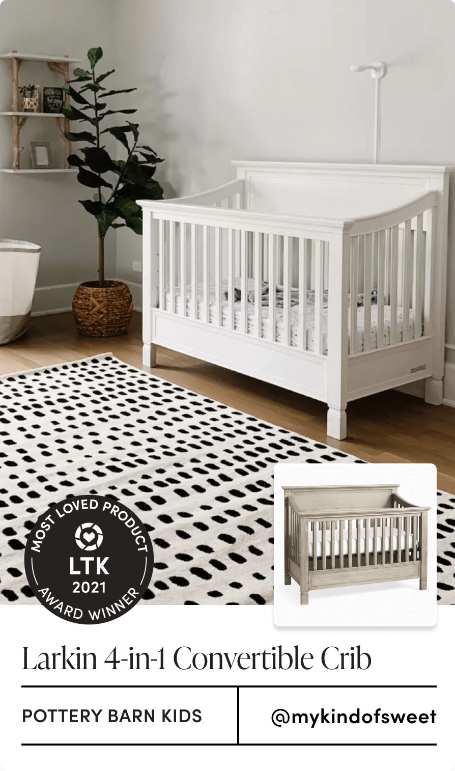 Larkin 4-in-1 Convertible Crib