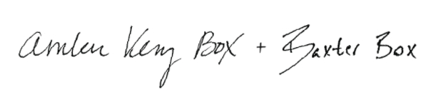 Amber and Baxter Box